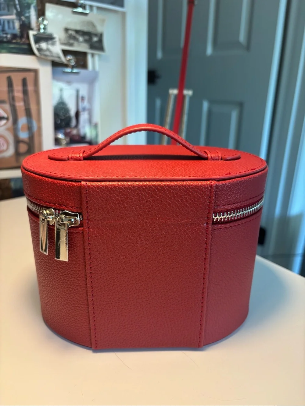 Saie Mini Red Cosmetic Vanity Case